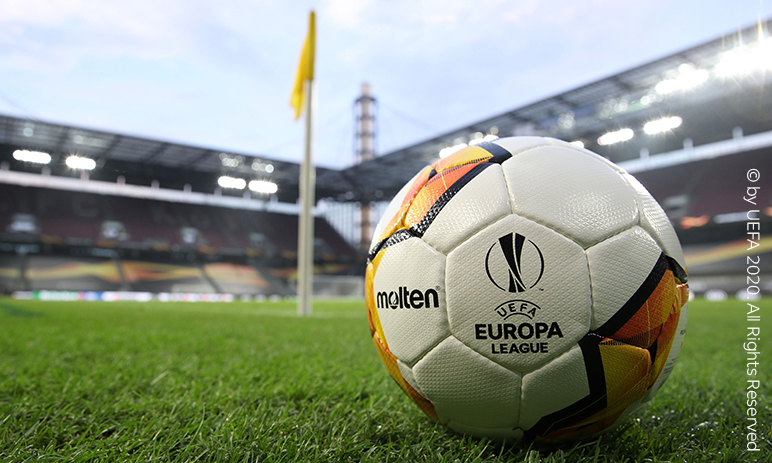 Football in stadium