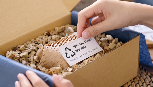 100% Recyclable reusable package