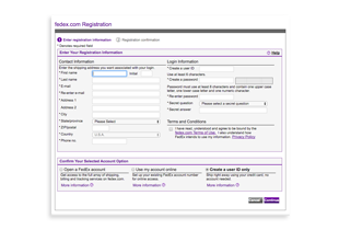 Online label screenshot