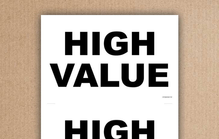 high value