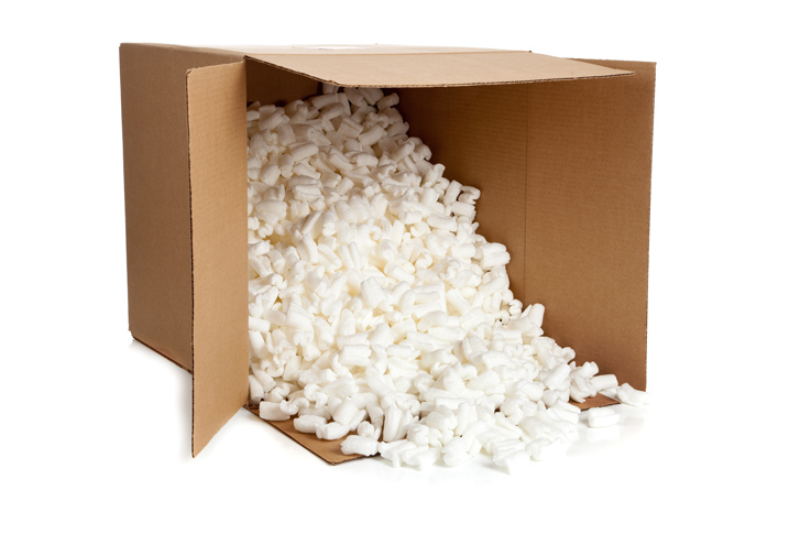 cushioning and packing peanuts