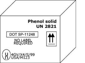 Toxic Class 6.1 DOT Special Permit example